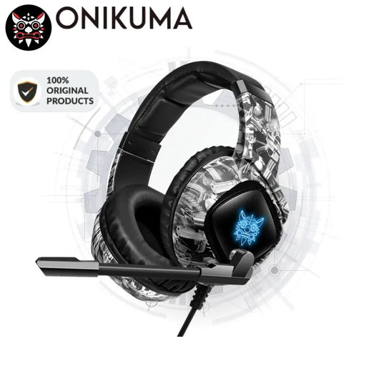 K19 Gaming Headset Headphones Wired Noise Cancelling Stereo Earphones with Mic