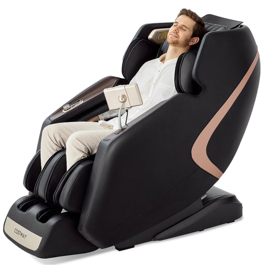 3D Sl-Track Full Body Zero Gravity Massage Chair Recliner Thai Stretch