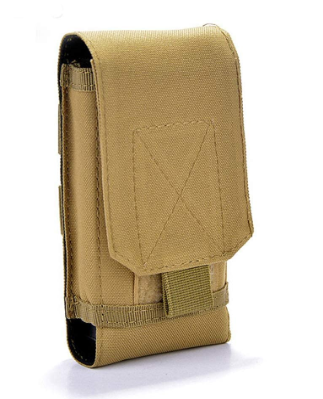 Homava Army Camo Molle Bag for Mobile Phone Belt Pouch Holster Cover Case, 16.5 X 9.5 X 2.5 cm, Khakhi (SA)