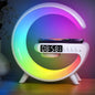 Multifunctional Wireless Charger Stand Pad Alarm Clock Speaker RGB Light Fast Charging Station for Iphone X 11 12 13 14 Samsung